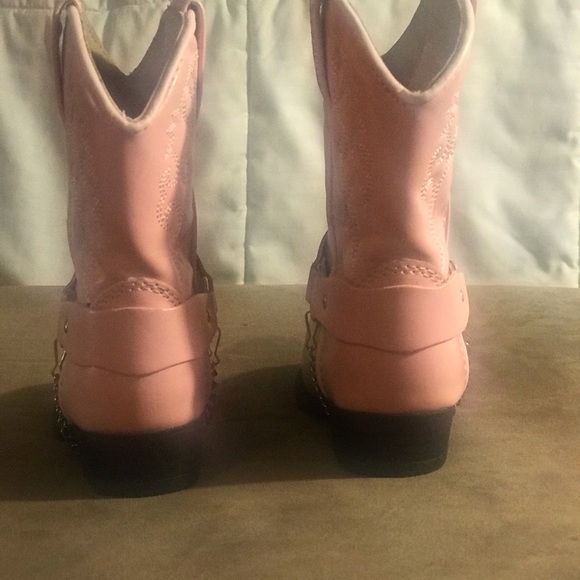 Laredo infant western boots with silver hardware. - Picture 2 of 4